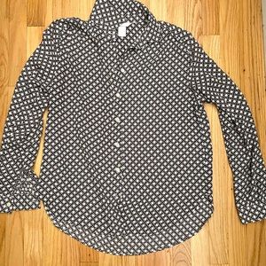 Women’s geo print retro blouse